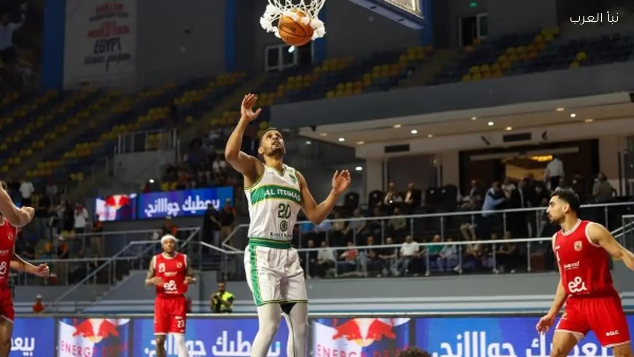 الأهلي يلتقي أهلي بني غازي الليبي على برونزية الدوري الأفريقي لكرة السلة