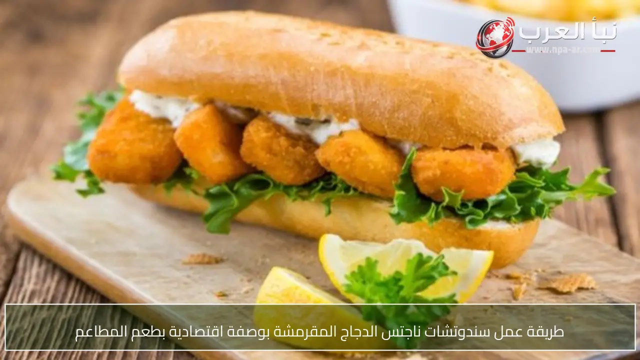 طريقة عمل سندوتشات ناجتس الدجاج المقرمشة بوصفة اقتصادية بطعم المطاعم