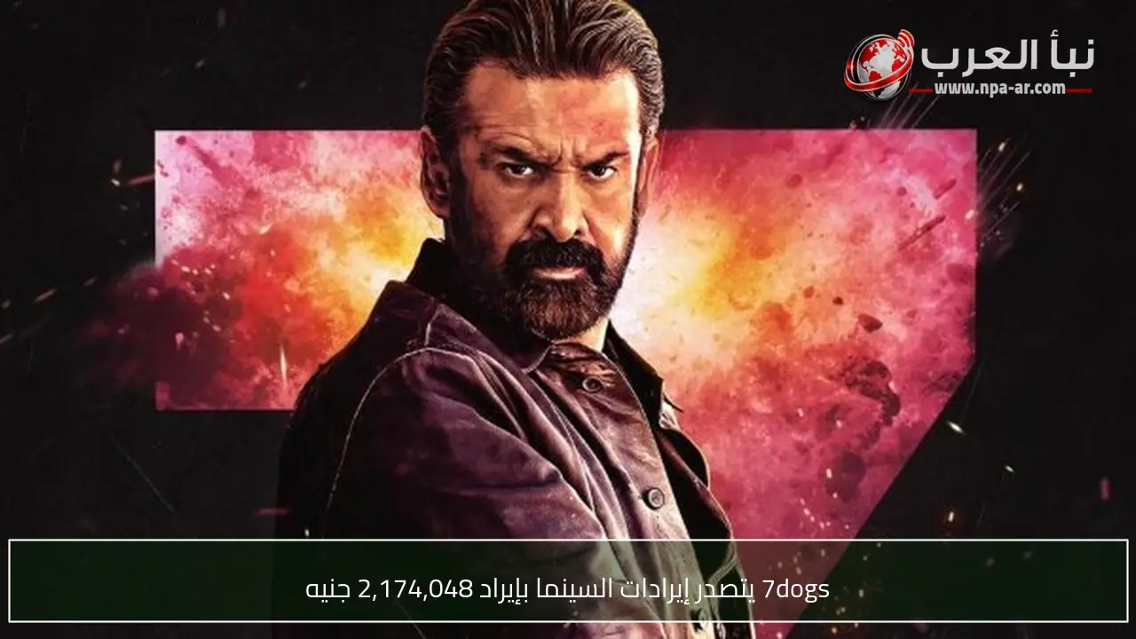 7dogs يتصدر إيرادات السينما بإيراد 2,174,048 جنيه