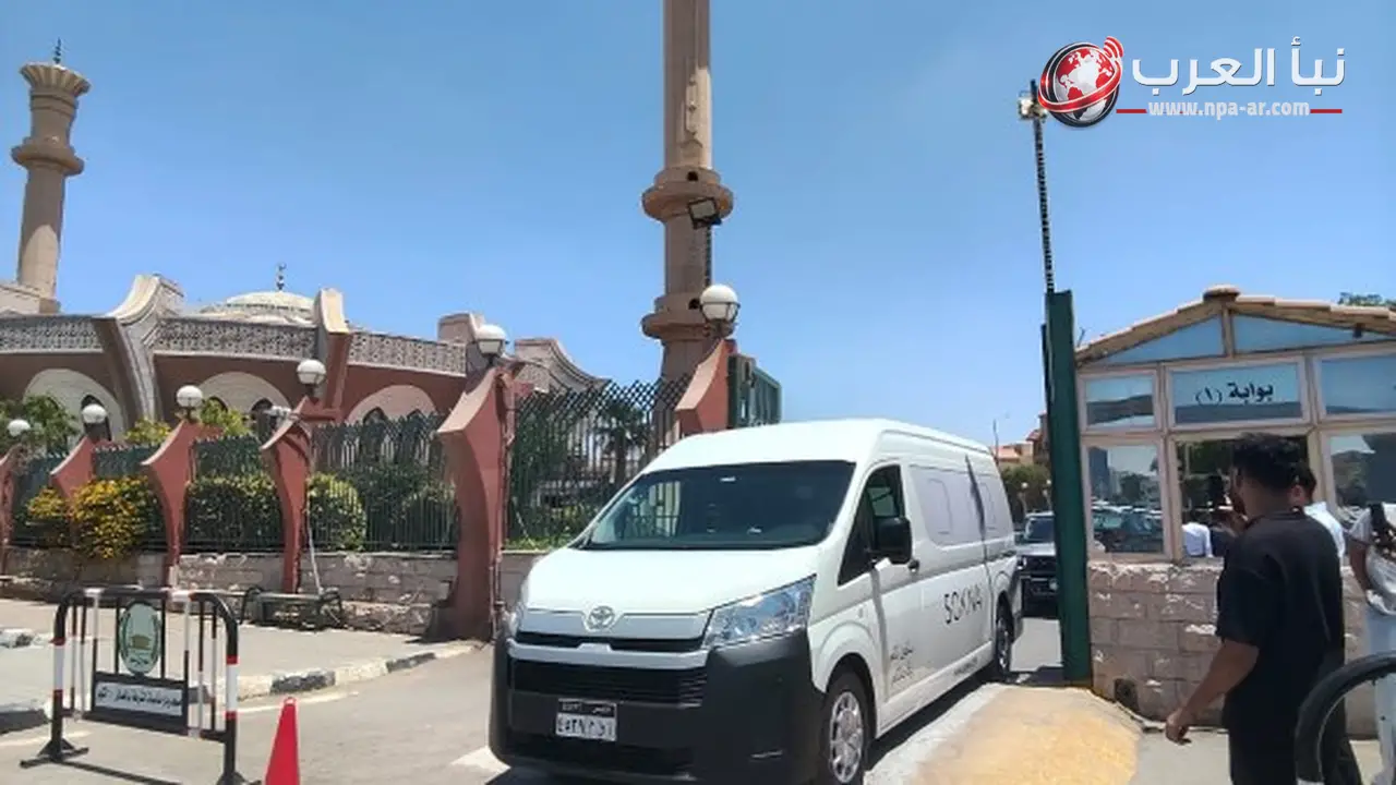تشييع جثمان المحاسب محمد رضا زوج وزيرة الثقافة الأسبق نيفين الكيلاني من مسجد الشرطة بالشيخ زايد