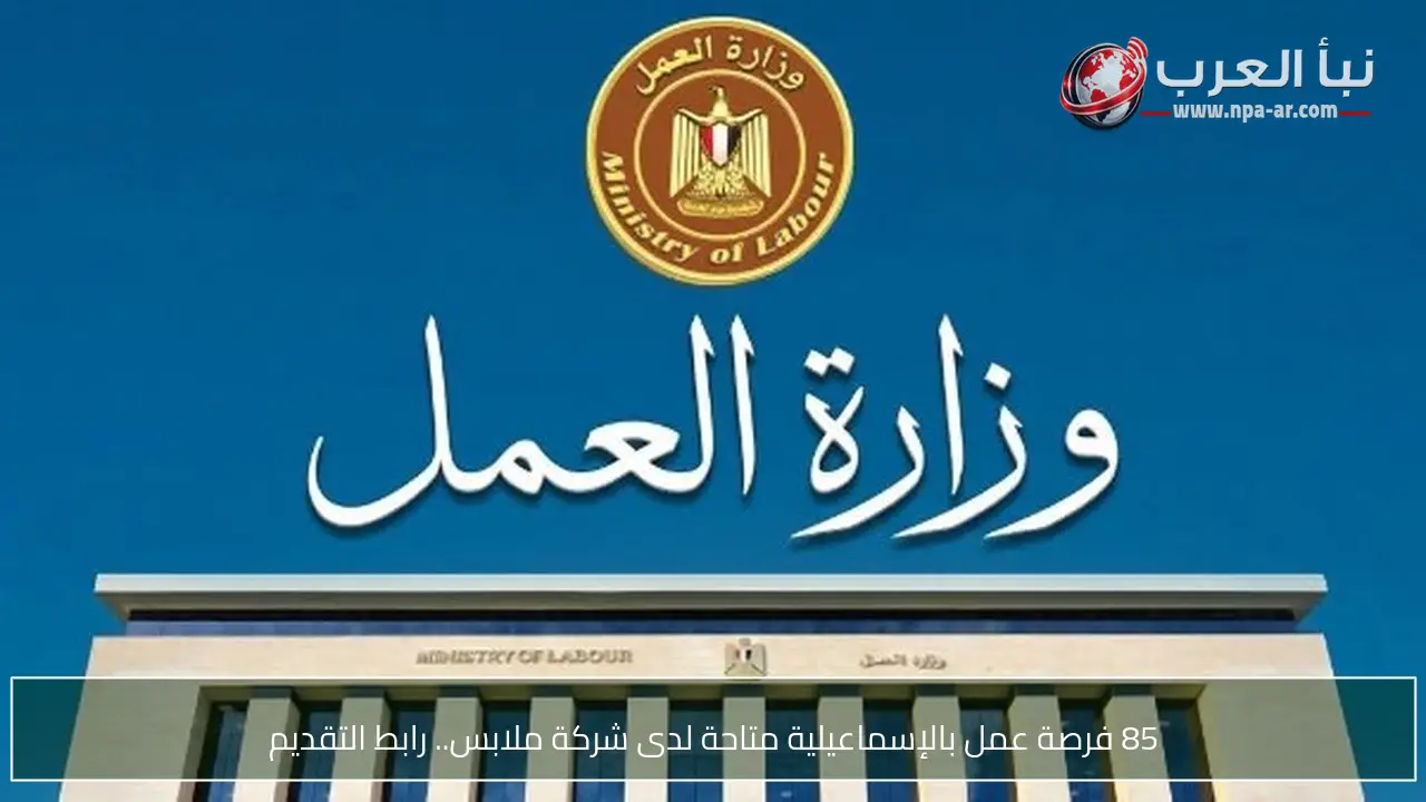 85 فرصة عمل بالإسماعيلية متاحة لدى شركة ملابس.. رابط التقديم