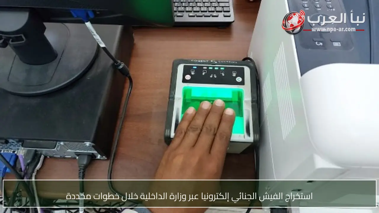 استخراج الفيش الجنائي إلكترونيا عبر وزارة الداخلية خلال خطوات محددة