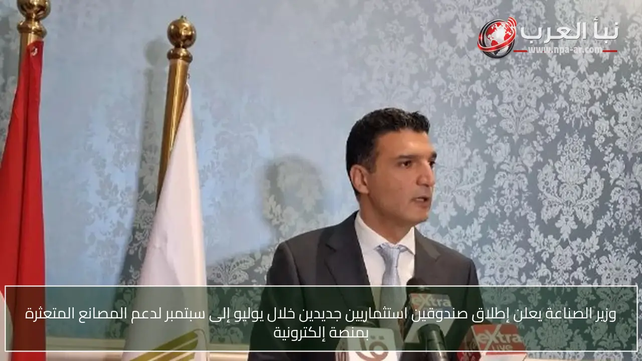 وزير الصناعة يعلن إطلاق صندوقين استثماريين جديدين خلال يوليو إلى سبتمبر لدعم المصانع المتعثرة بمنصة إلكترونية