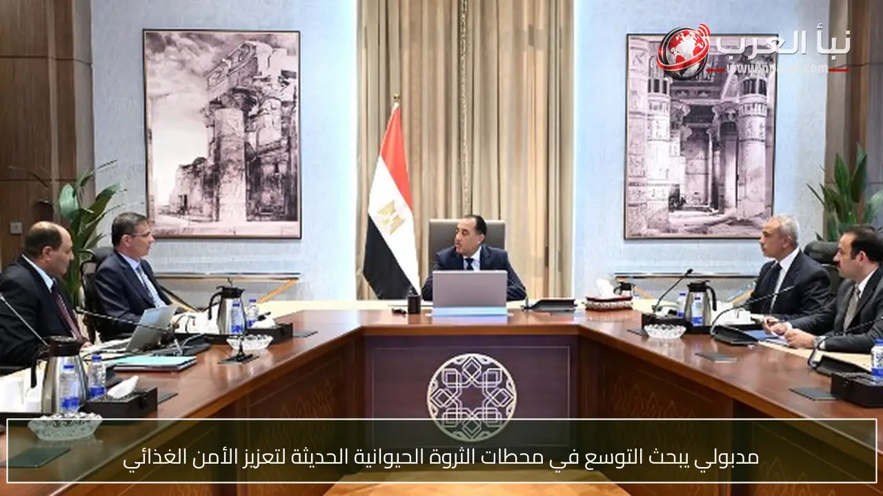 مدبولي يبحث التوسع في محطات الثروة الحيوانية الحديثة لتعزيز الأمن الغذائي