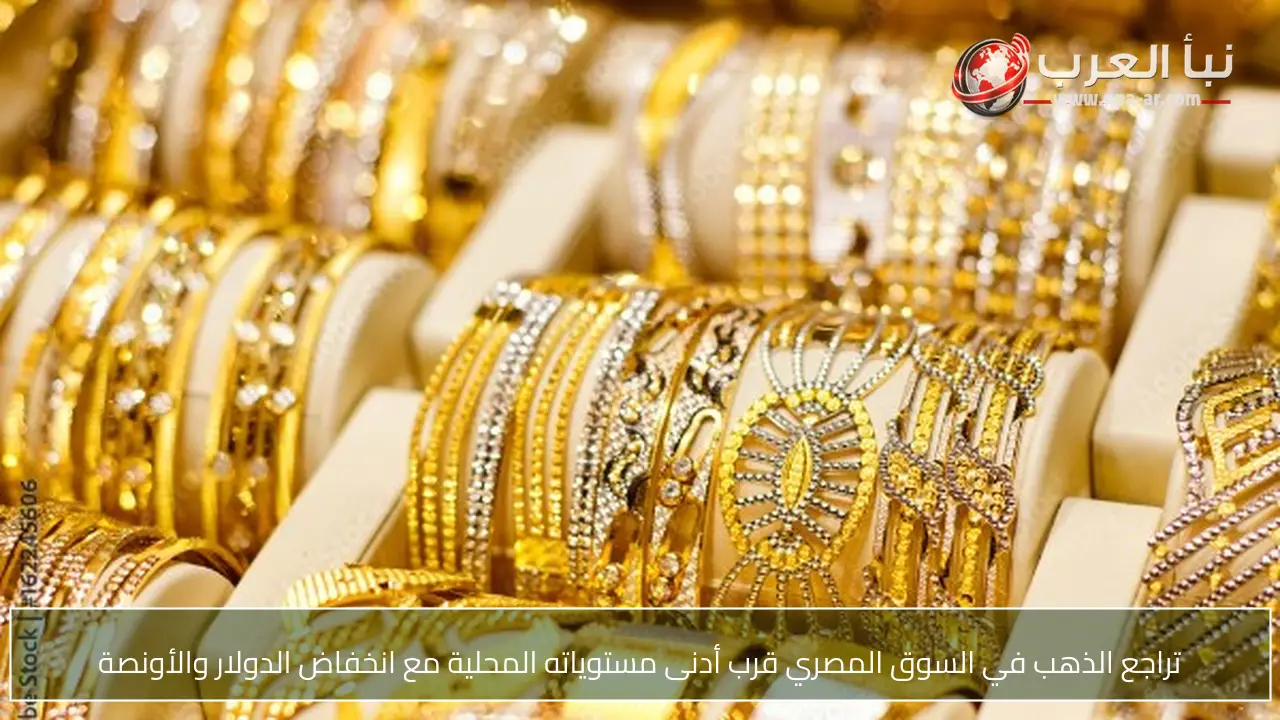 تراجع الذهب في السوق المصري قرب أدنى مستوياته المحلية مع انخفاض الدولار والأونصة