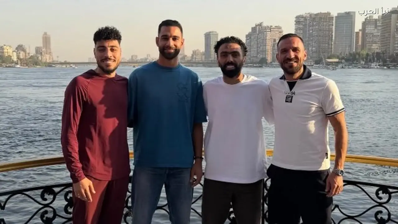عمرو السولية ينشر صورة تجمعه بعلي معلول وأكرم توفيق وحسين الشحات عبر إنستجرام