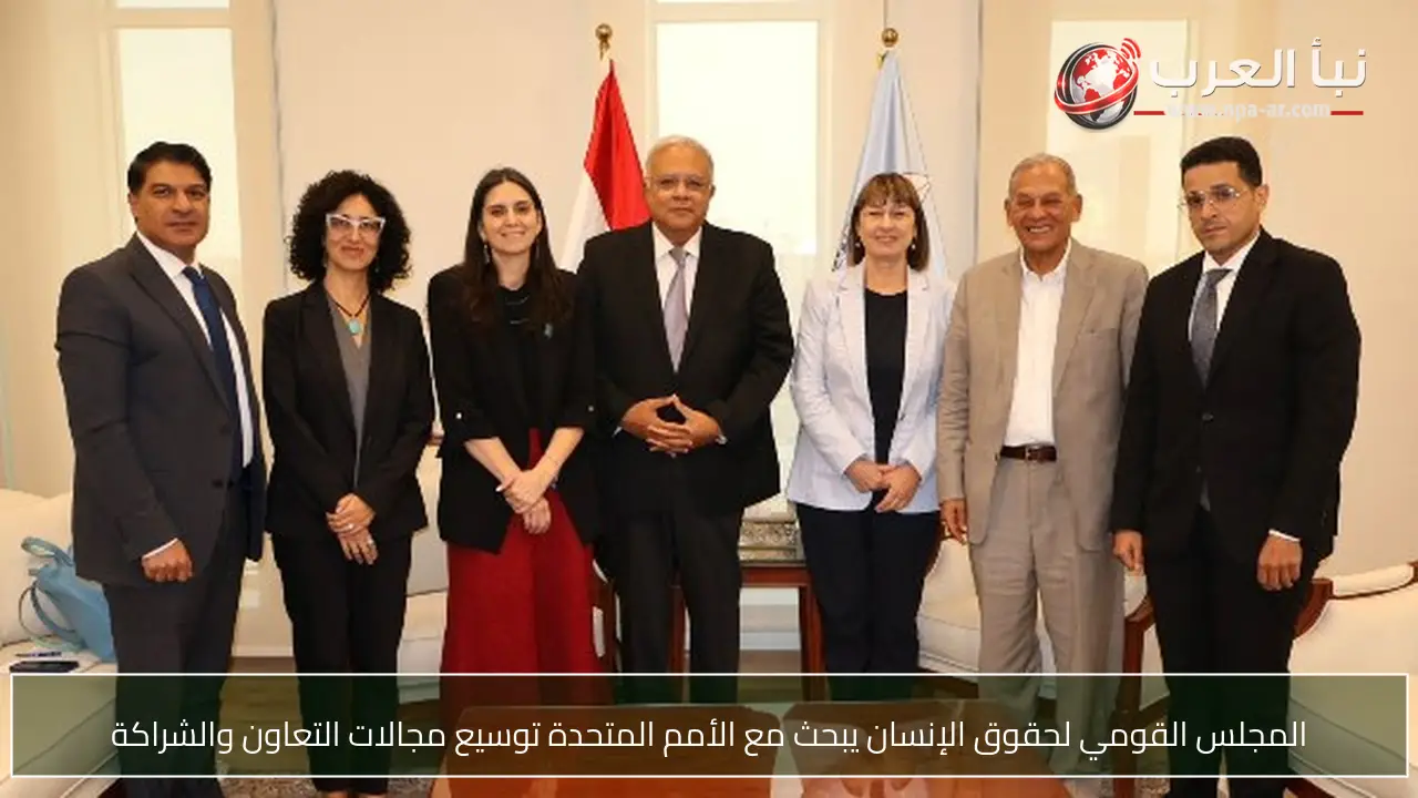 المجلس القومي لحقوق الإنسان يبحث مع الأمم المتحدة توسيع مجالات التعاون والشراكة