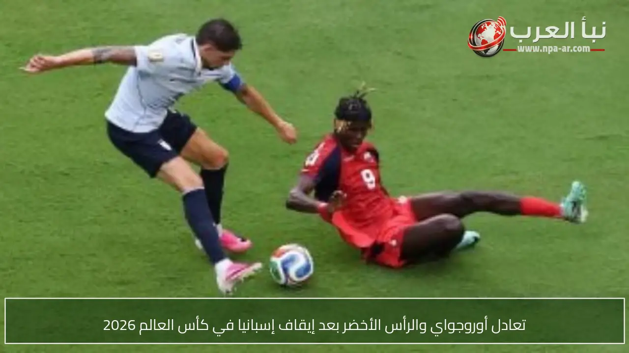 تعادل أوروجواي والرأس الأخضر بعد إيقاف إسبانيا في كأس العالم 2026