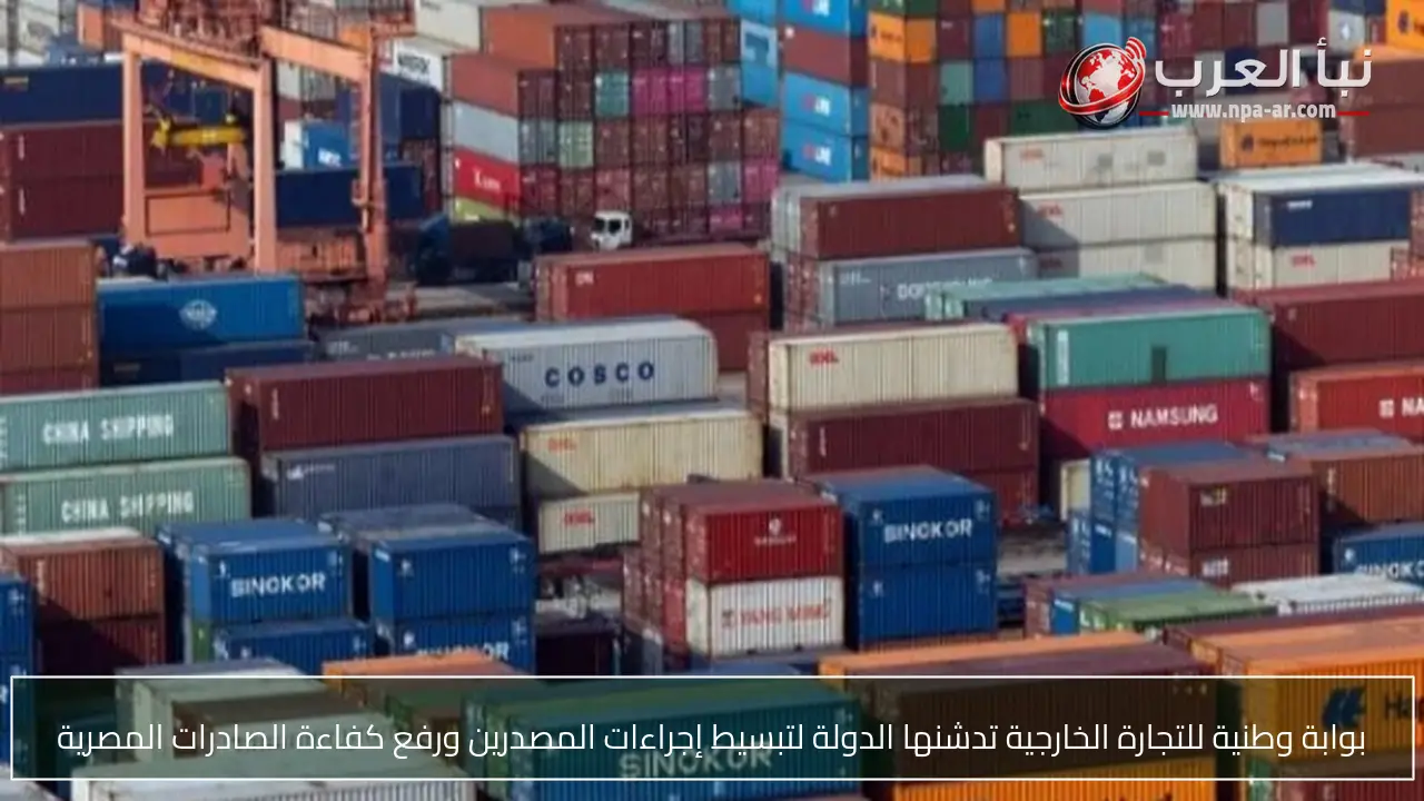بوابة وطنية للتجارة الخارجية تدشنها الدولة لتبسيط إجراءات المصدرين ورفع كفاءة الصادرات المصرية