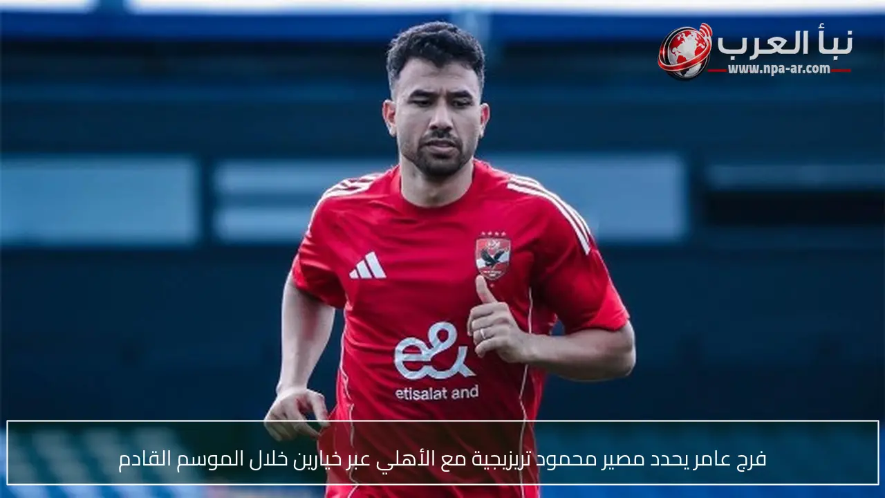 فرج عامر يحدد مصير محمود تريزيجية مع الأهلي عبر خيارين خلال الموسم القادم