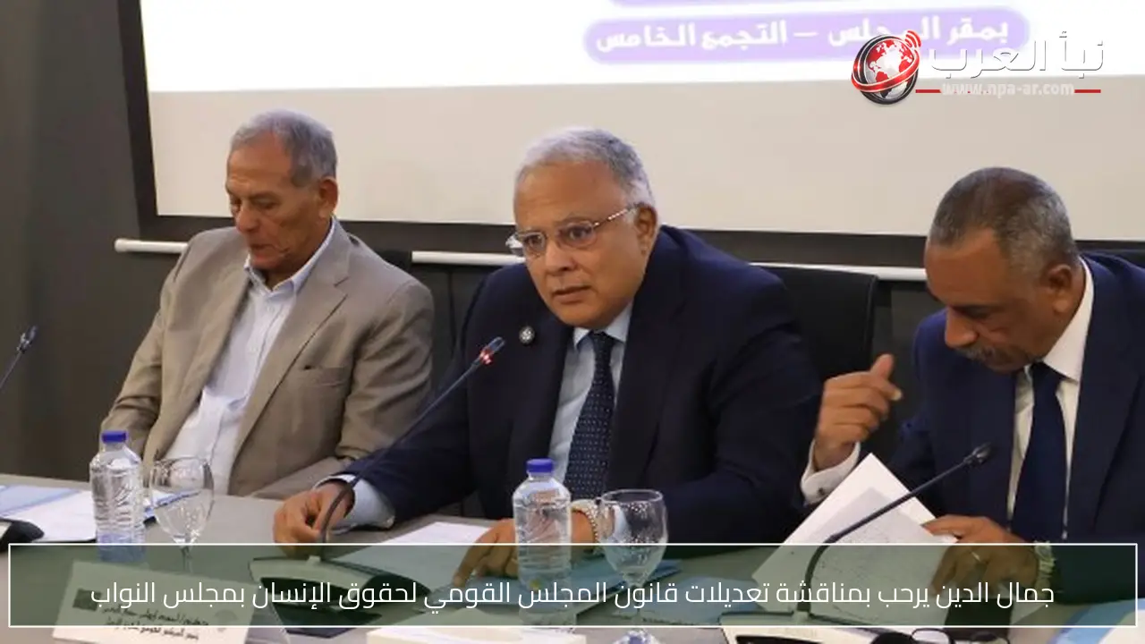 جمال الدين يرحب بمناقشة تعديلات قانون المجلس القومي لحقوق الإنسان بمجلس النواب