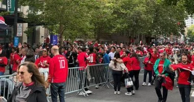 جماهير مصر تتوافد إلى ملعب لومن فيلد بسباتل قبل مواجهة إيران في كأس العالم 2026