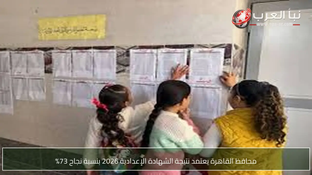 محافظ القاهرة يعتمد نتيجة الشهادة الإعدادية 2026 بنسبة نجاح 73%