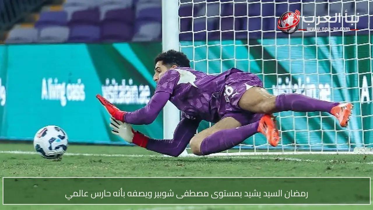 رمضان السيد يشيد بمستوى مصطفى شوبير ويصفه بأنه حارس عالمي