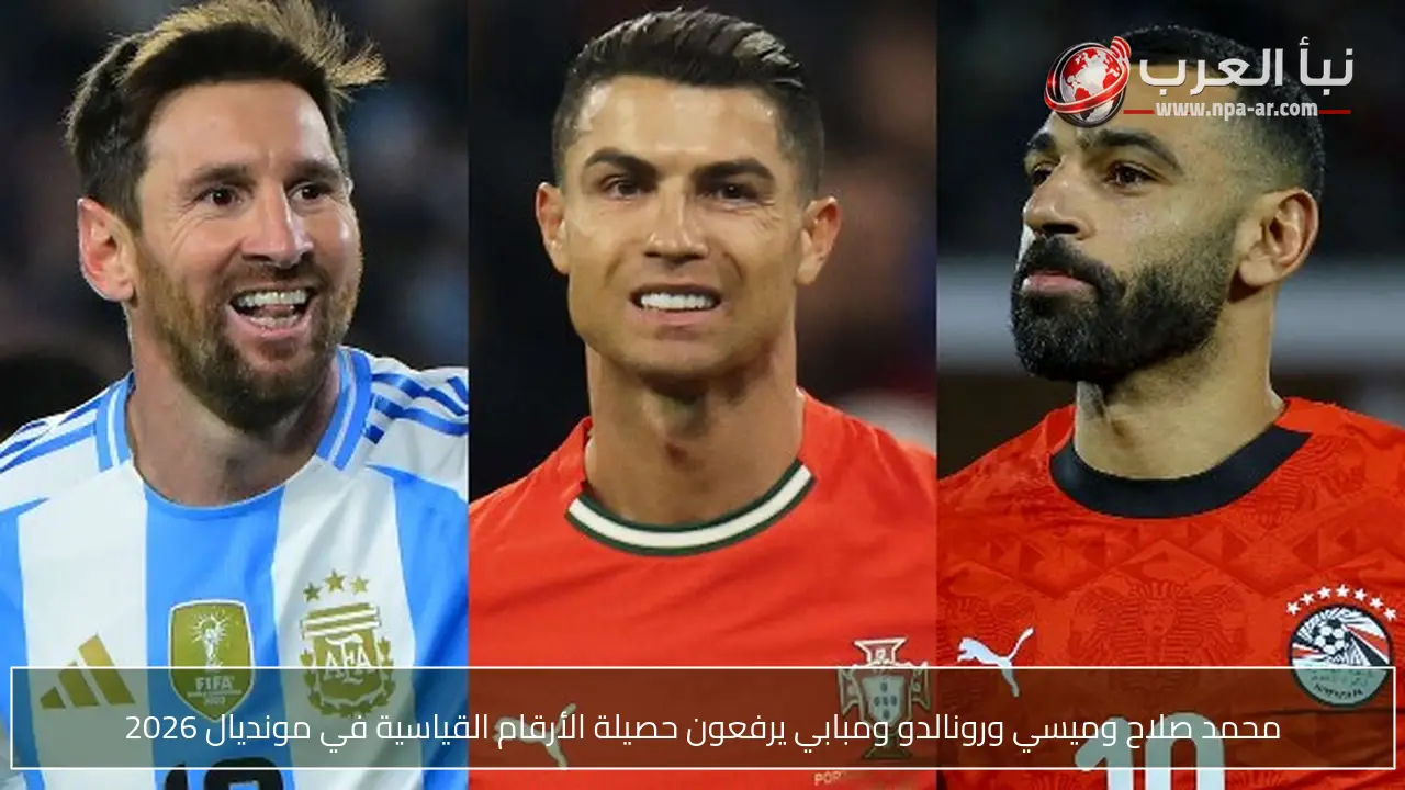 محمد صلاح وميسي ورونالدو ومبابي يرفعون حصيلة الأرقام القياسية في مونديال 2026