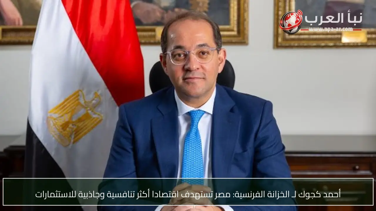 أحمد كجوك لـ الخزانة الفرنسية: مصر تستهدف اقتصادا أكثر تنافسية وجاذبية للاستثمارات