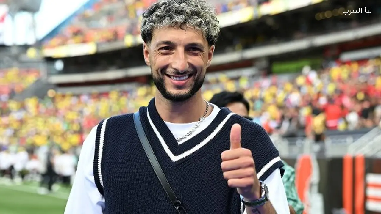 وسام أبو علي يدعم منتخب مصر من المدرجات في ودية البرازيل | صور