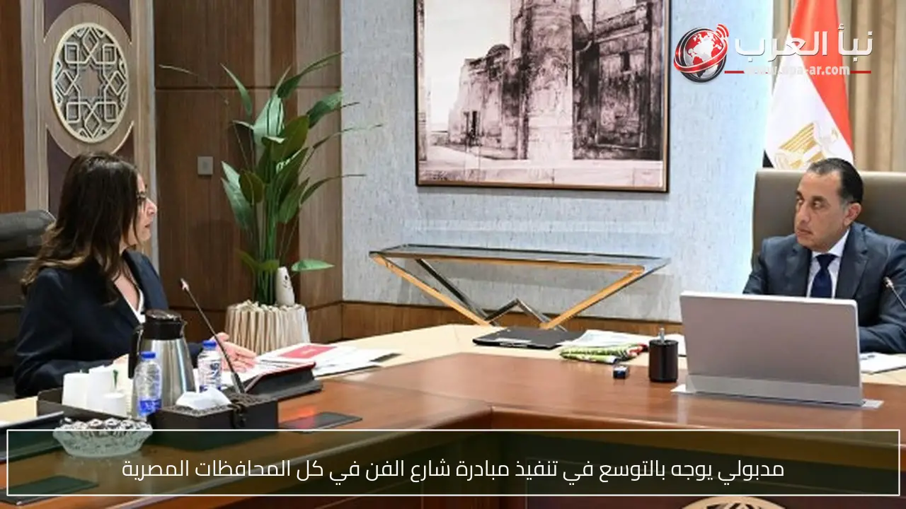 مدبولي يوجه بالتوسع في تنفيذ مبادرة شارع الفن في كل المحافظات المصرية