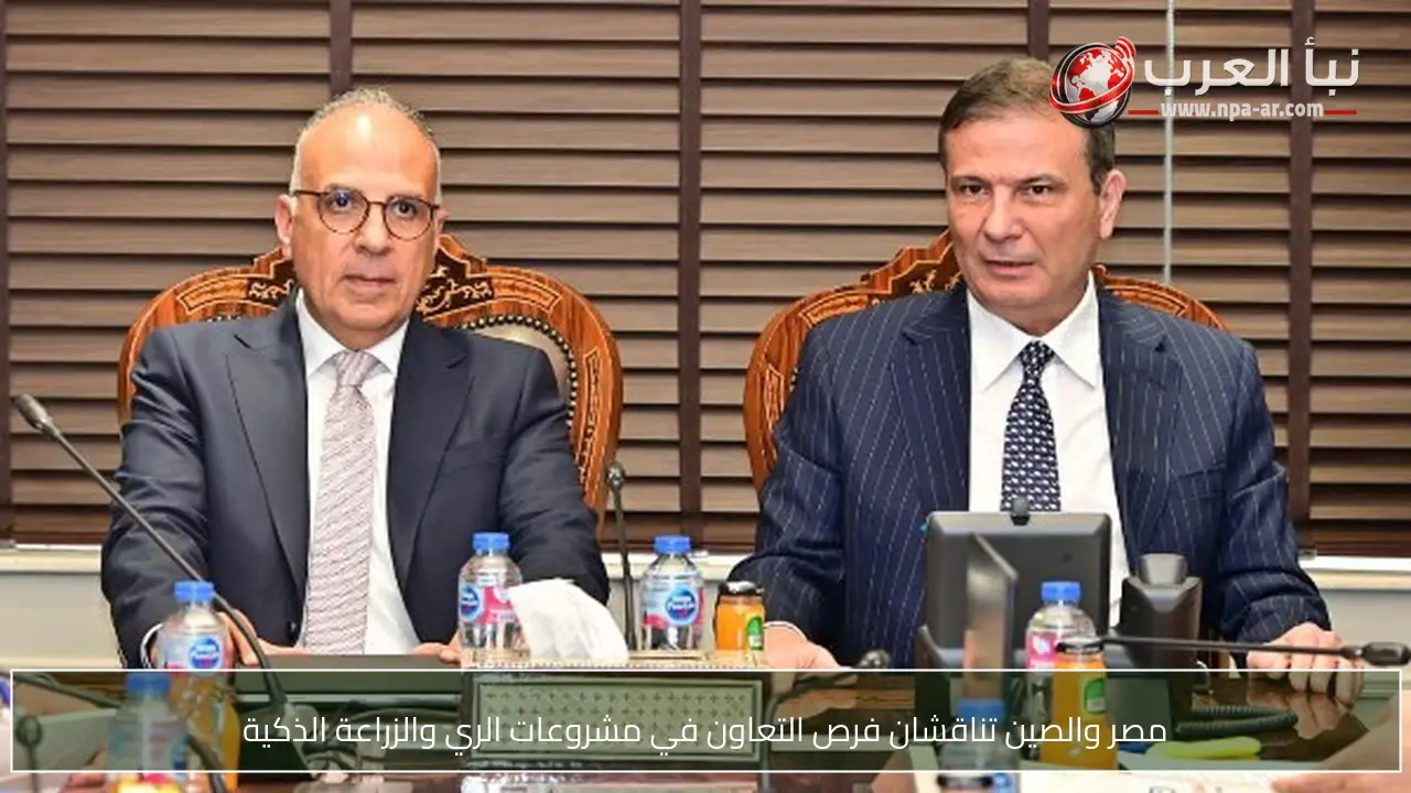 مصر والصين تناقشان فرص التعاون في مشروعات الري والزراعة الذكية