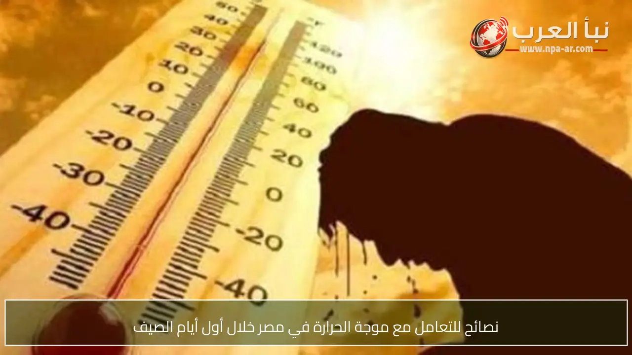 نصائح للتعامل مع موجة الحرارة في مصر خلال أول أيام الصيف