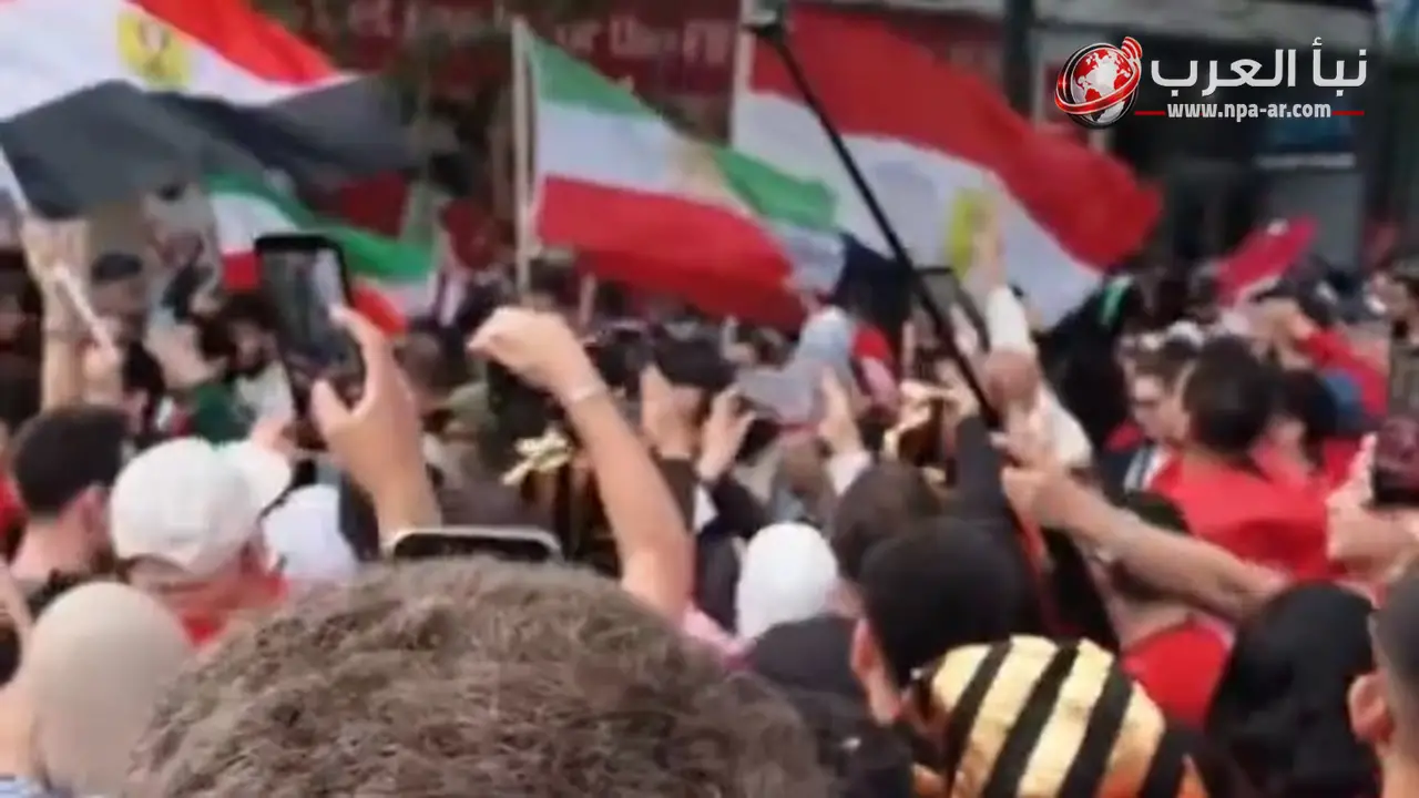 هتافات داعمة للقضية الفلسطينية تسيطر على محيط مباراة مصر وإيران في كأس العالم 2026